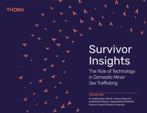 Thorn survivor insights cover of report